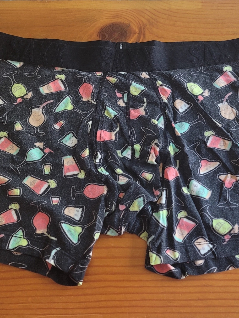 Men's Patterned Boxer Briefs Bundle - Tropical & Navy Prints - Picture 5 of 7